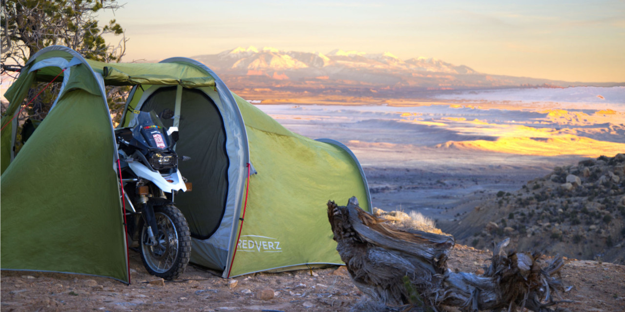 Redverz Gear's Original Mototent, Motorcycle Campingand motorcycle tents 