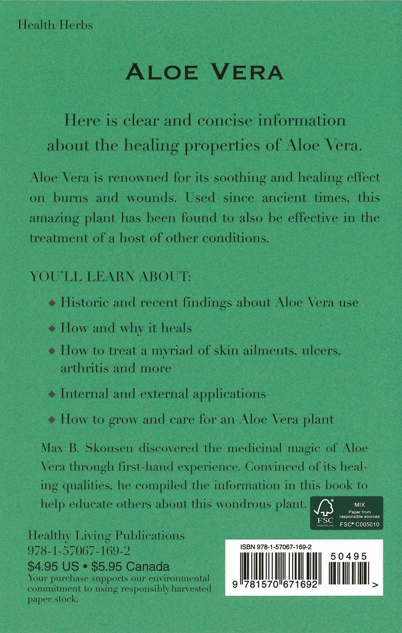 Aloe Vera Handbook / Skousen, Max B - TEACH Services, Inc.