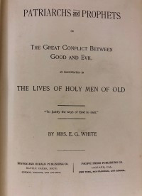 Title Page image of Patriarchs and Prophets is an example.
