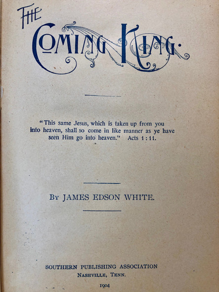 Title Page of The Coming King