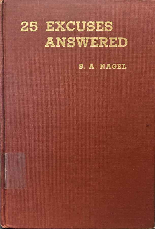 Front Cover of 25 Excuses Answered