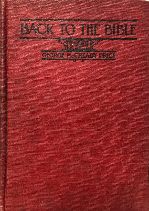 Cover of Back to the Bible