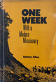 Cover of One Week with a Modern Missionary