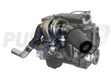 Pusher High Mount Compound Turbo System for 2007.5-2009 Dodge Ram 6.7L Cummins Trucks - Titanium
