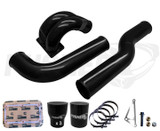 Pusher 3.5" MEGA Intake System with Passenger Side Intercooler Tube for 2007.5-2009 Dodge Cummins- Black