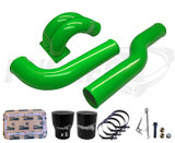 Pusher 3.5" MEGA Intake System with Passenger Side Intercooler Tube for 2007.5-2009 Dodge Cummins- Green