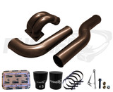 Pusher 3.5" MEGA Intake System with Passenger Side Intercooler Tube for 2007.5-2009 Dodge Cummins- Bronze