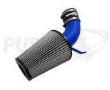 Pusher Front Mount Cold Air Intake System for 1991-1993 Intercooled Dodge Cummins- Blue