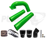 Pusher Pre and Post Intercooler Intake System for 1991.5-1993 Dodge Cummins 12v- Green