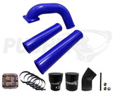 Pusher Pre and Post Intercooler Intake System for 1991.5-1993 Dodge Cummins 12v- Blue