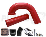 Pusher 3.5" MEGA Intake System 1994-1996 Dodge Cummins 12v- Red