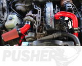 Pusher 3.5" MEGA Intake System with 3.5" Passenger Side Intercooler Tube 1994-1996 Dodge Cummins