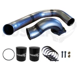 Pusher Intake System for 2008-2010 Ford F250/350 6.4L Powerstroke - Uncoated