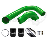 Pusher Intake System for 2008-2010 Ford F250/350 6.4L Powerstroke- Green