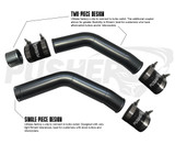 Pusher 3" Hot & Cold Side Charge Tubes for 2011-14 Ford F250/350 6.7L Powerstroke w/ Throttle Valve Replacement