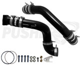 Pusher 3" Hot & Cold Side Charge Tubes for 2011-14 Ford F250/350 6.7L Powerstroke w/ Throttle Valve Replacement- Black
