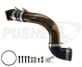 Pusher HD 3" Cold Side Charge Tube for 2011-16 Ford F250/350/450/550 6.7L Powerstroke w/ Throttle Valve Replacement- Bronze