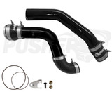 Pusher 3" Hot & Cold Side Charge Tubes for 2015-16 Ford F250/350 6.7L Powerstroke w/ Throttle Valve Adapter