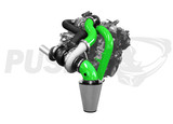 Pusher Max Compound Turbo System for 2004.5-2005 Duramax LLY Trucks - Pusher Green