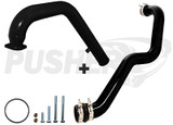 Pusher Max HD Charge Tube Package for 2004.5-05 Duramax LLY Trucks- Black