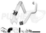 Pusher SuperMax Intake System and HD Driver-side Charge Tube for 2004.5-2005 Duramax LLY Trucks - Gloss White