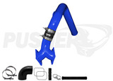Pusher SuperMax Intake System for 2004.5-2005 Duramax LLY Trucks - Gloss Blue