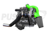Pusher Max Compound Turbo System for 2006-2007 Duramax LBZ Trucks- Green