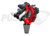 Pusher Max Compound Turbo System for 2006-2007 Duramax LBZ Trucks- Red