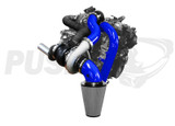 Pusher Max Compound Turbo System for 2006-2007 Duramax LBZ Trucks- Blue