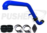 Pusher Max HD Charge Tube for 2011-2016 Duramax LML Trucks- Blue