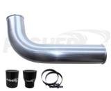 Pusher 3.5" MEGA Driver-side Intercooler Tube 2010-2012 Ram Cummins- Uncoated