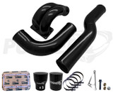 Pusher 3.5" MEGA Intake System with Passenger Side Intercooler Tube for 2010-2012 Ram Cummins - Gloss Black