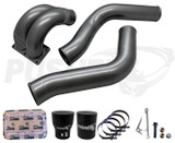 Pusher 3.5" MEGA Intake System with Passenger-Side Intercooler Tube for 2013-2018 Ram Cummins- Titanium