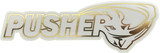 Pusher Sticker- Gold