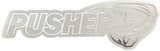Pusher Sticker- Silver