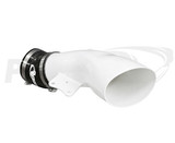 Pusher Turbo Inlet for 2015-19 Ford F250/350 6.7L Powerstroke - Gloss White