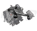 Pusher Intake System with Turbo Inlet for 2017 - 2019 Ford F250/350 6.7L Powerstroke - Titanium