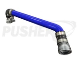 Pusher HD Upper Coolant Tube for 6.7L Powerstrokes - Gloss Blue