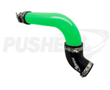 Pusher 3.5" MEGA Passenger-Side Intercooler Tube 2019+ Ram Cummins- Green