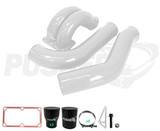 Pusher 3.5" MEGA Intake System with Passenger-Side Intercooler Tube for 2019-2024 Ram Cummins - Gloss White