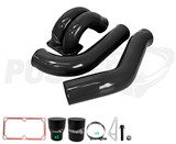 Pusher 3.5" MEGA Intake System with Passenger-Side Intercooler Tube for 2019-2024 Ram Cummins - Gloss Black