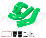 Pusher 3.5" MEGA Intake System with Passenger-Side Intercooler Tube for 2019-2024 Ram Cummins - Pusher Green