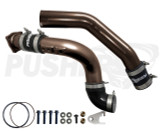 Pusher 3" Hot & Cold Side Charge Tubes for 2017-2025 Ford F250/350 6.7L Powerstroke w/ Throttle Valve Replacement- Bronze
