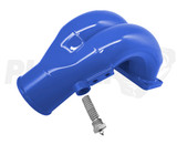 Pusher 3.5" MEGA Intake with Removable Heater Coil  2007-2024 Dodge Cummins - Gloss Blue Pusher 3.5" MEGA Intake with Removable Heater Coil  2007-2024 Dodge Cummins - Gloss Blue