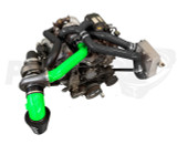 Pusher Compound Turbo System for 2015-16 Ford F250/350 6.7L Powerstroke Super Duty - Pusher Green