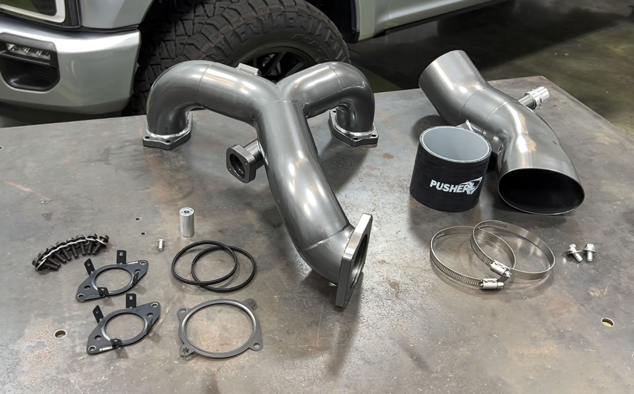Pusher powerflow intake manifold turbo inlet package for 2020 2022