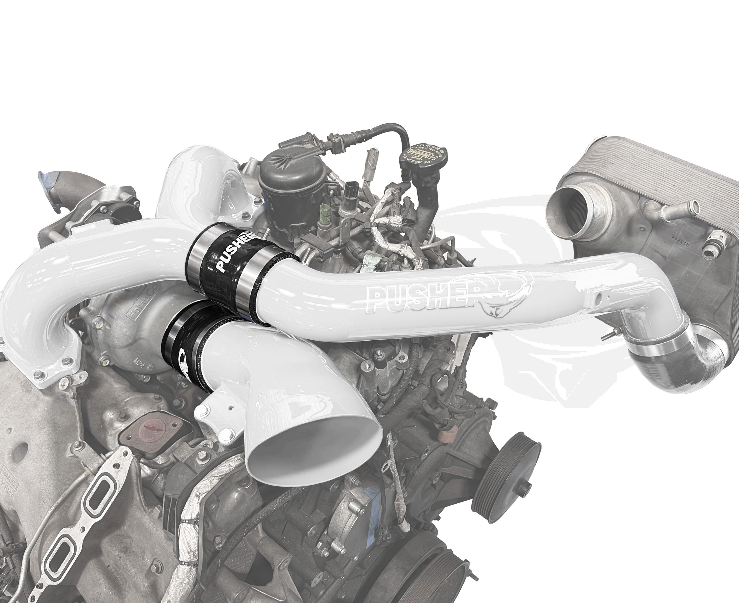 Pusher Intake System with Turbo Inlet for 2017 - 2019 Ford F250/350 6 ...