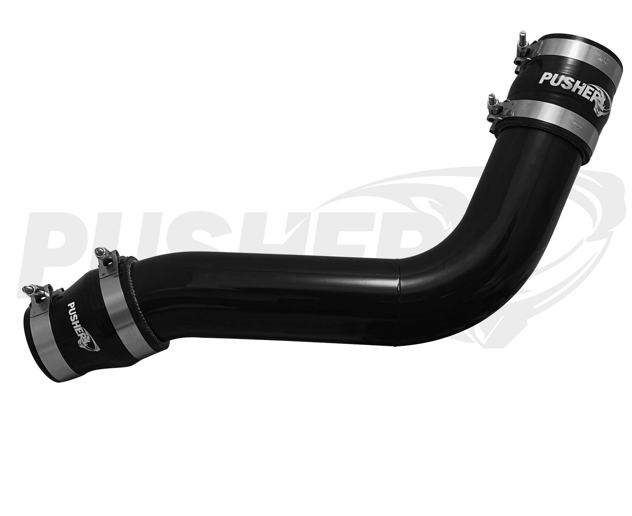 Pusher 3.5" MEGA Driver-Side Intercooler Tube 2013-2018 Ram Cummins- Black
