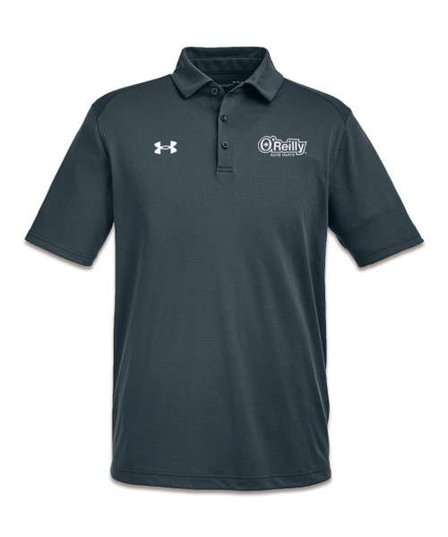 Under Armour Men's Tech™ Polo- Stealth Gray/White