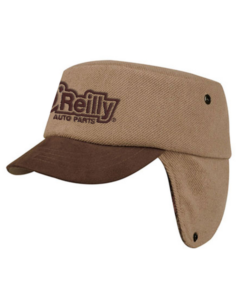Knitted Army Cap W/Warmer Flap